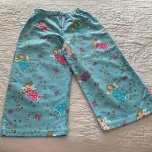 HANDMADE PJ PANTS CHILDRENS SZ 2/3 (STANDARD PATTERN USED)FLUTTER FAIRY (NEW)